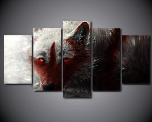 Tableau Loup Tribal
